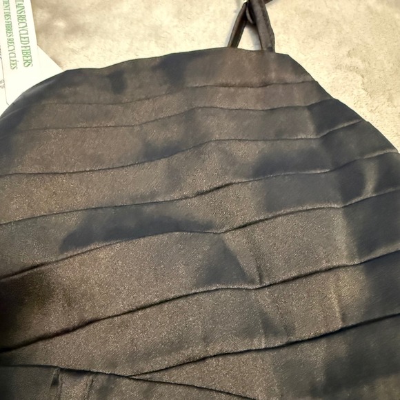 GUESS Black Satin Corset Top Medium NWT Zip Back Bustier - Picture 6 of 13